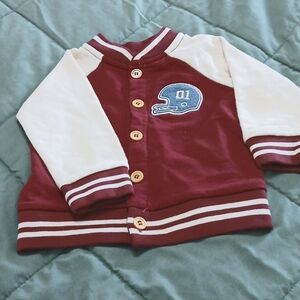 12 month button down football seater